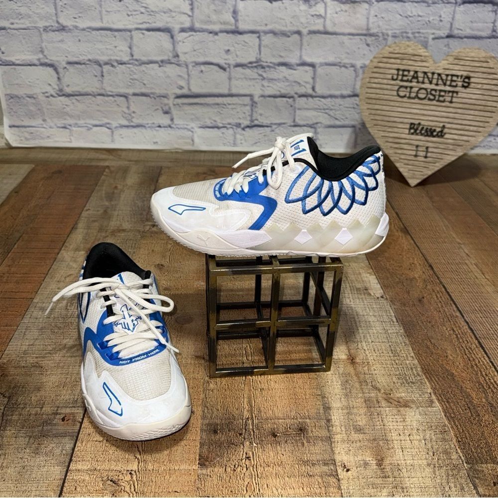 Puma MB.01 LaMelo Ball Low Team Color Blue Men's Size 8   376941-11